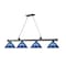 Z-Lite Cordon 4 Light Billiard, Bronze Plate & Dark Blue 2306-4BP-ARDB - alternate 2